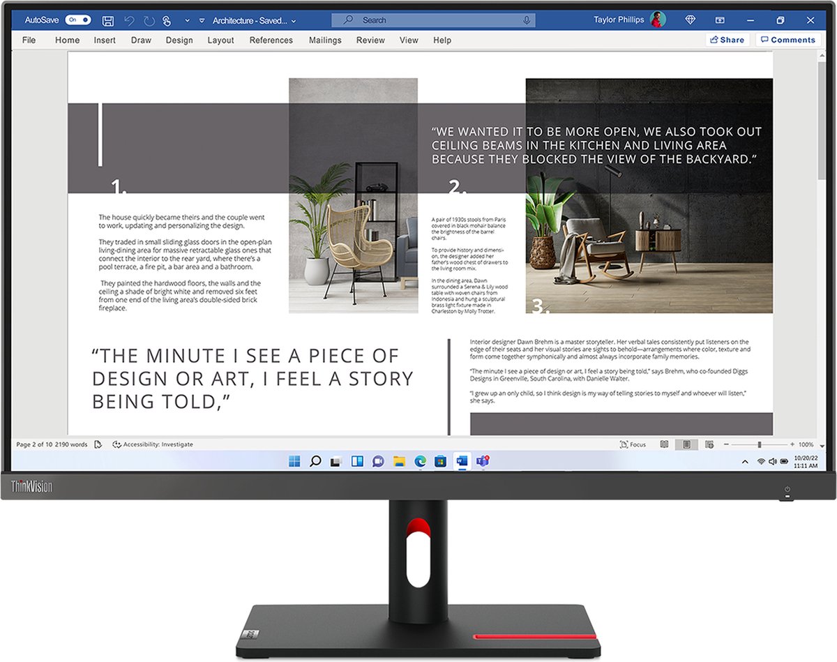 Lenovo ThinkVision S27i-30 LED display 68,6 cm (27") 1920 x 1080 Pixels Full HD Grijs