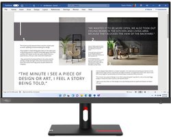 Lenovo ThinkVision S27i-30 LED display 68,6 cm (27") 1920 x 1080 Pixels Full HD Grijs