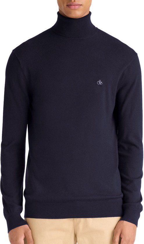 Scotch & Soda Heren Seizoensgebonden Core-Regular-fit Ecovero Blend Crewneck Sweater, Zachte slib 210, XXL