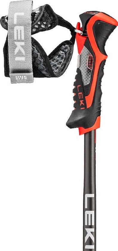 Bâton de ski Leki Airfoil 3D noir-foncé-anthracite-rouge vif 1150