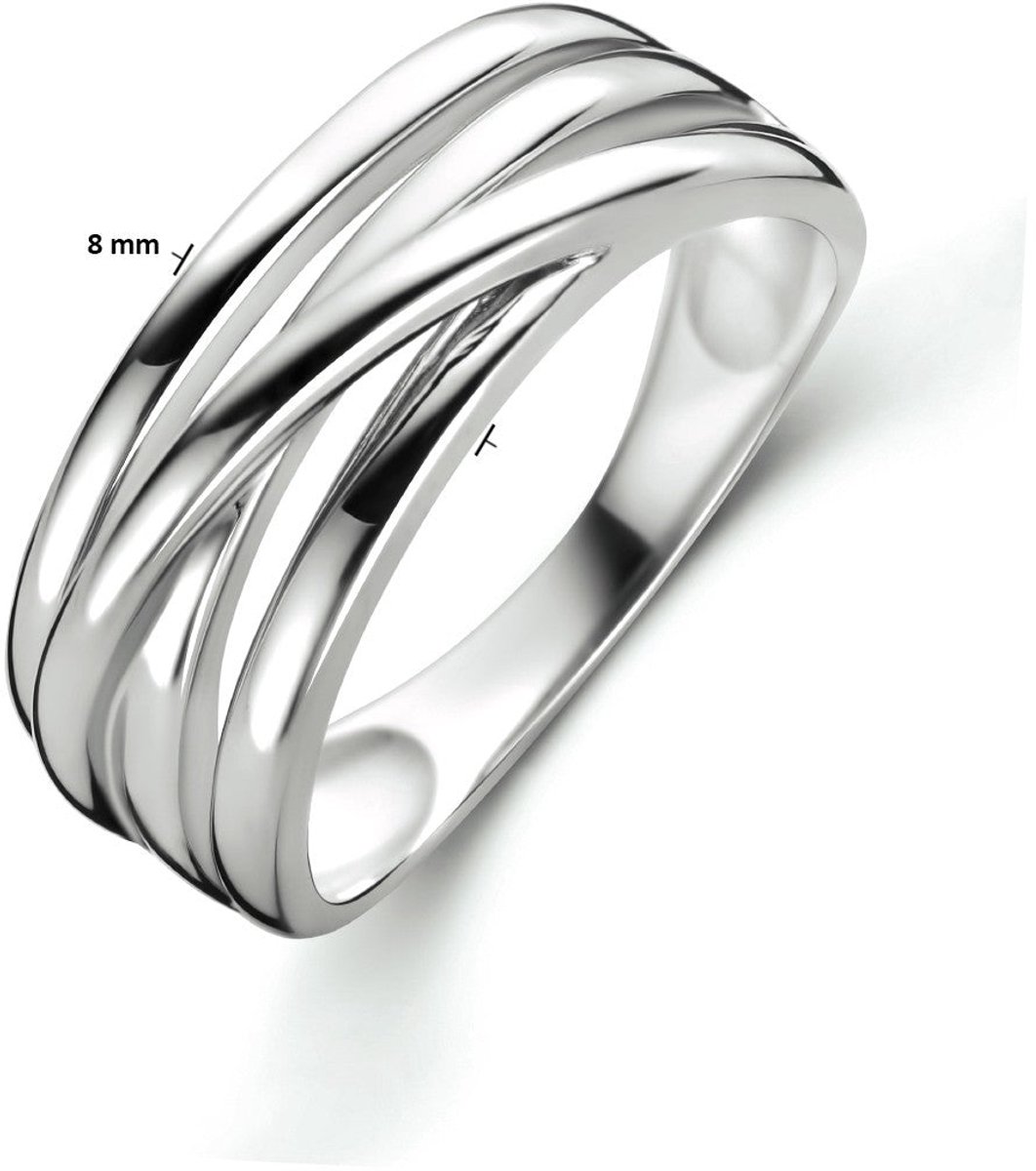 Gerhodineerd Zilver Ring 1334744