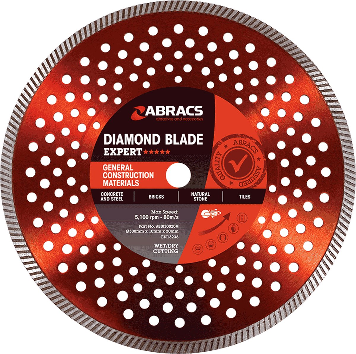 Abracs Diamant Zaagblad GCM - Expert 230 x 10 x 22mm
