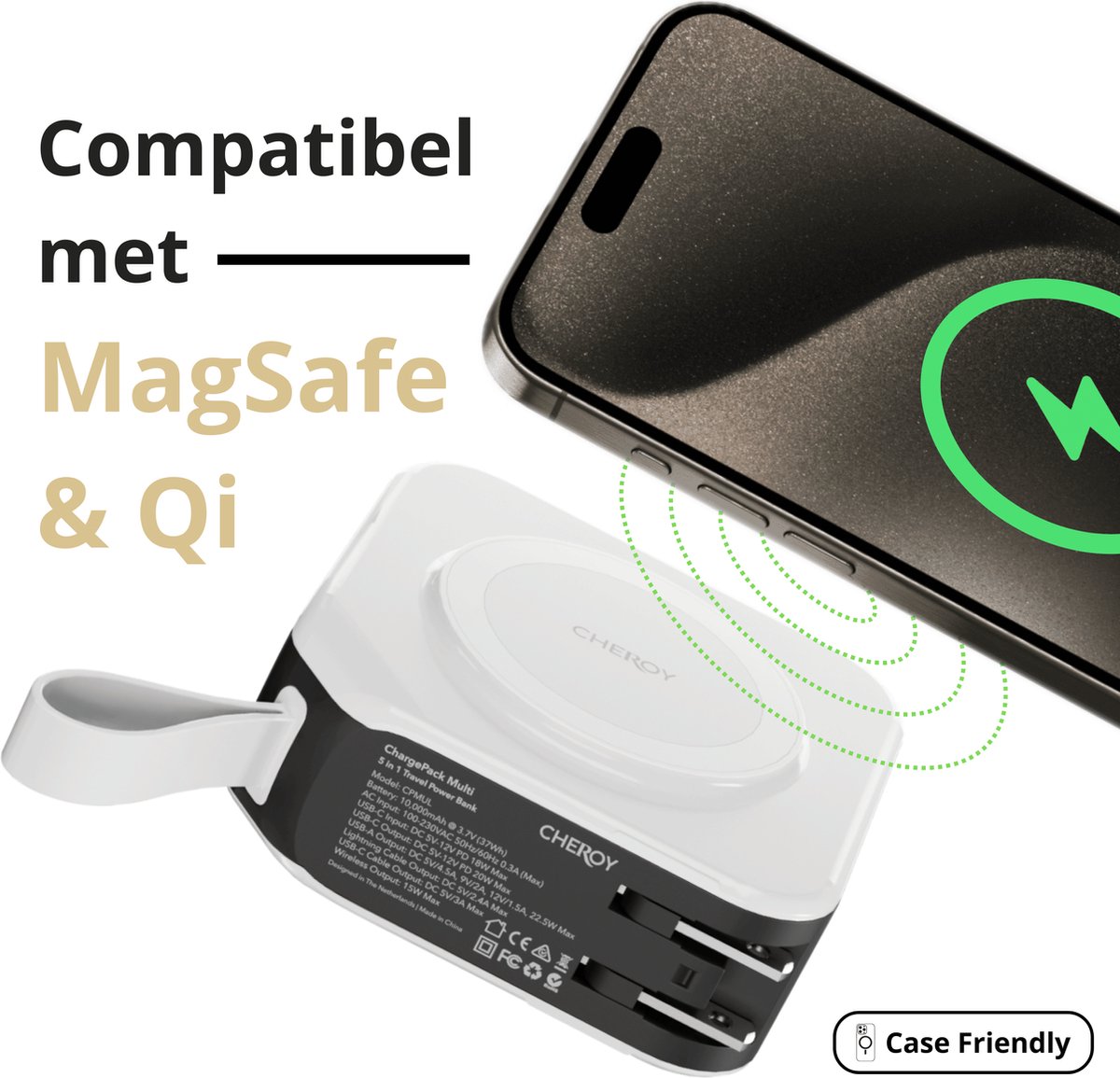 Chéroy ChargePack Multi - 5 in 1 Travel Power Bank - afbeelding 3