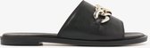 VIA VAI Harita Zahra Slippers - Zwart - Maat 39