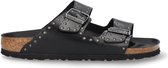 Birkenstock Arizona Exquisite Slippers Injected Black Narrow-fit | Zwart | Leer | Maat 35