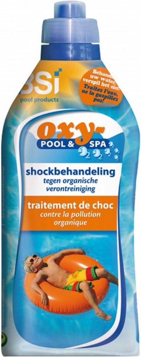 zwembadreinigingsmiddel Oxy-pool & spa 1 kg blauw/oranje