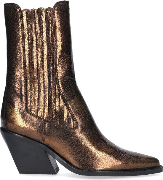 Bronx Low kole 34159 Cowboylaarzen Western Laarzen Dames Brons Maat 38 bol