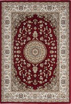 Laagpolig Perzisch motief  Vloerkleed  Rood-120 x 170 cm