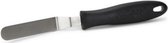 glaceermes gebogen 11 cm RVS zilver/zwart