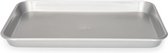 bakplaat 34 x 24 cm staal zilver