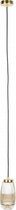 hanglamp Robin Tube 12 cm 28W G9 glas goud/cognac