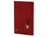 notitieboek Spider 21 x 13 cm karton/ivoor papier