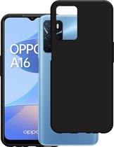 Cazy Oppo A16 / A16s hoesje - Soft TPU Case - Zwart