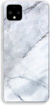 Case Company® - Google Pixel 4 XL hoesje - Witte marmer - Soft Cover Telefoonhoesje - Bescherming aan alle Kanten en Schermrand
