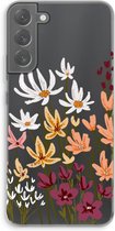 Case Company® - Samsung Galaxy S22 Plus hoesje - Painted wildflowers - Soft Cover Telefoonhoesje - Bescherming aan alle Kanten en Schermrand