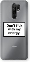 Case Company® - Xiaomi Redmi 9 hoesje - My energy - Soft Cover Telefoonhoesje - Bescherming aan alle Kanten en Schermrand