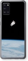 Case Company® - Samsung Galaxy A31 hoesje - Alone in Space - Soft Cover Telefoonhoesje - Bescherming aan alle Kanten en Schermrand
