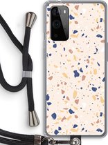 Case Company® - OnePlus 9 Pro hoesje met Koord - Terrazzo N°23 - Telefoonhoesje met Zwart Koord - Bescherming aan alle Kanten en Over de Schermrand
