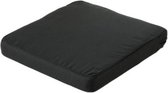 loungekussen Rib 60 x 60 x 8 cm dralon zwart