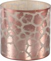 PTMD Desiree Windlicht Giraffe - H20 x Ø20 cm - Glas - Goud