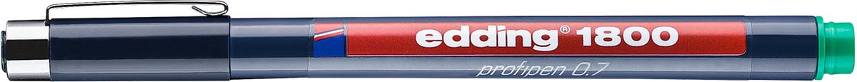 Edding 1800 Precisie fineliner - 0.7mm - Groen