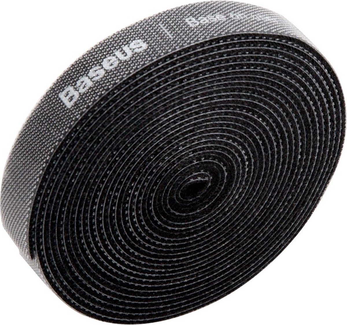 Baseus Klittenbandrol 3m - Zwart Kabelbinder