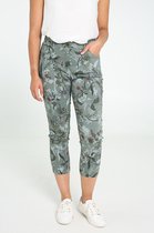 Cassis Dames Cassis - Broek met bloemenprint - Sportbroek - Maat 44