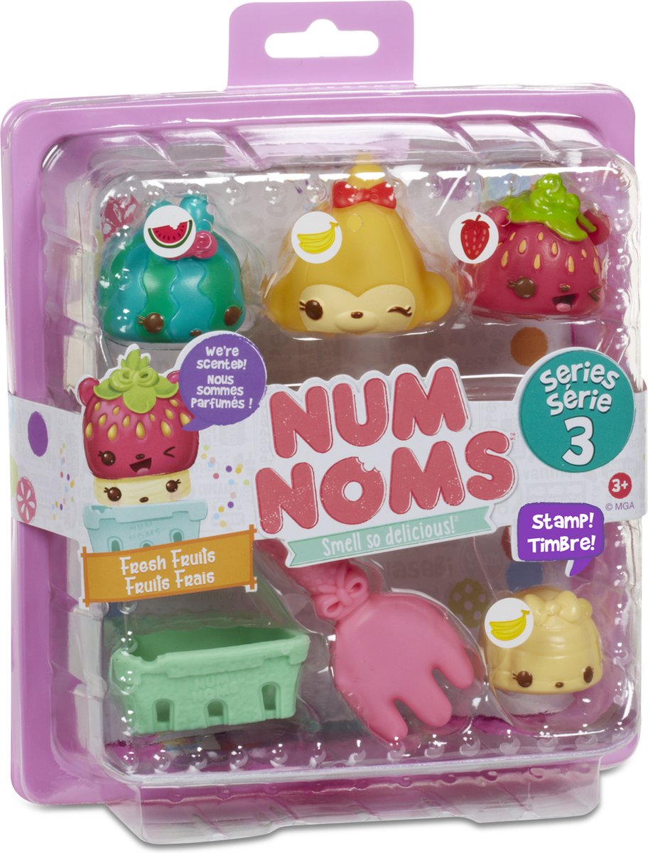  Num Noms Starter Pack Series 3 Fresh Fruits Toy : Toys