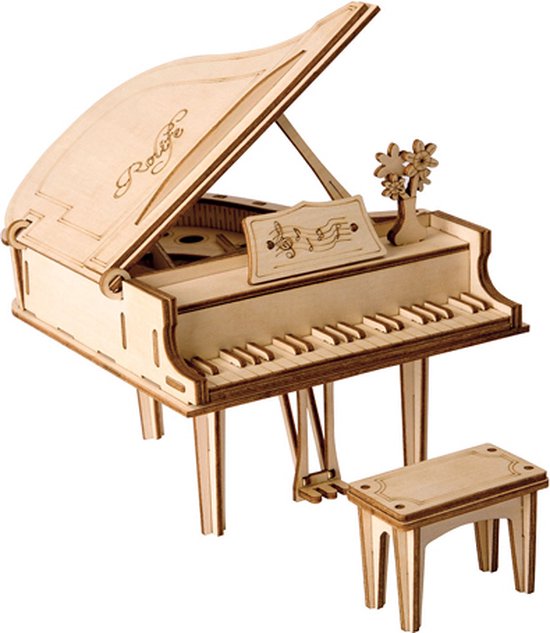 Intiem Oh Ecologie Robotime Modern 3D Houten Puzzel Piano | bol.com