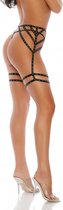 Put a Stud In It Garter Belt - Silver - Maat O/S - Lingerie For Her