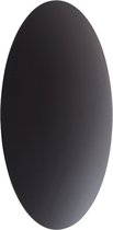 LED Wandlamp Rond | DIMBAAR | 3000K | 6W | Zwart