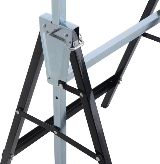 R.G. 4x Klapbok Steunbok Set – Stevige Werkbokken 700 Kg Draagkracht, Hoogte 79 X 58 Cm, Zwart