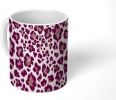 Mok - Pastel - Panterprint - Patronen - Mokken - 350 ML - Beker - Uitdeelcadeautjes