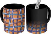 Magische Mok - Foto op Warmte Mokken - Koffiemok - Slang - Geometrie - Design - Magic Mok - Beker - 350 ML - Theemok