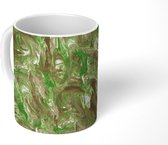 Mok - Marmer print - Camouflage - Patronen - Verf - Mokken - 350 ML - Beker - Uitdeelcadeautjes