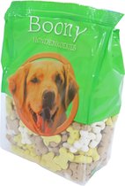 Boony hondenkoek puppy botjes mix vanille, 350 gram. (U ontvangt 8 zakjes).