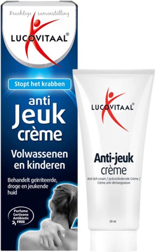 Lucovitaal Anti-jeuk crème - 50 milliliter - 1 stuk - Anti-jeukcrème |  bol.com