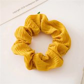 scrunchie - Donker geel