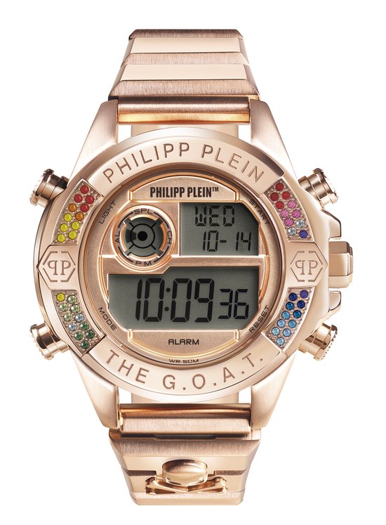 Philipp Plein The G.O.A.T. PWFAA0721 Horloge - Staal - Rosékleurig - Ø 44 mm