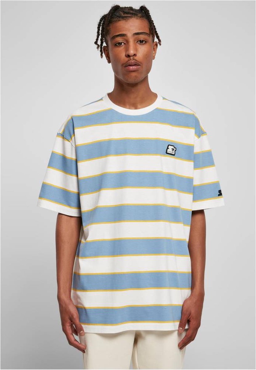 Starter Black Label - Block Stripes Heren T-shirt - XL - Multicolours