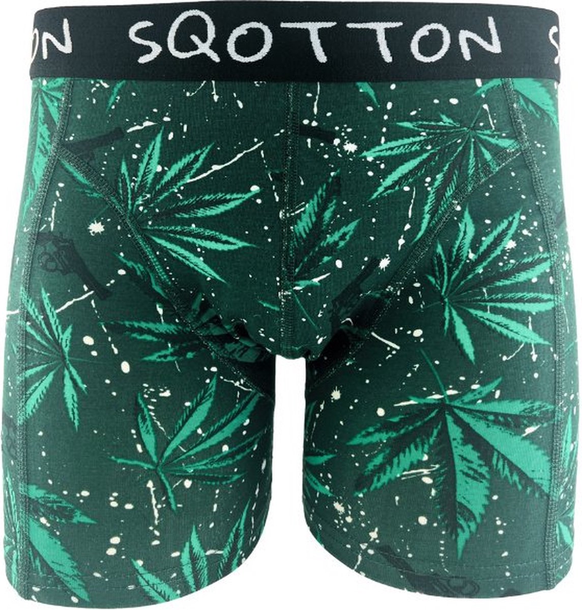 Boxershort - SQOTTON® - Wiet - Groen - Maat XXL
