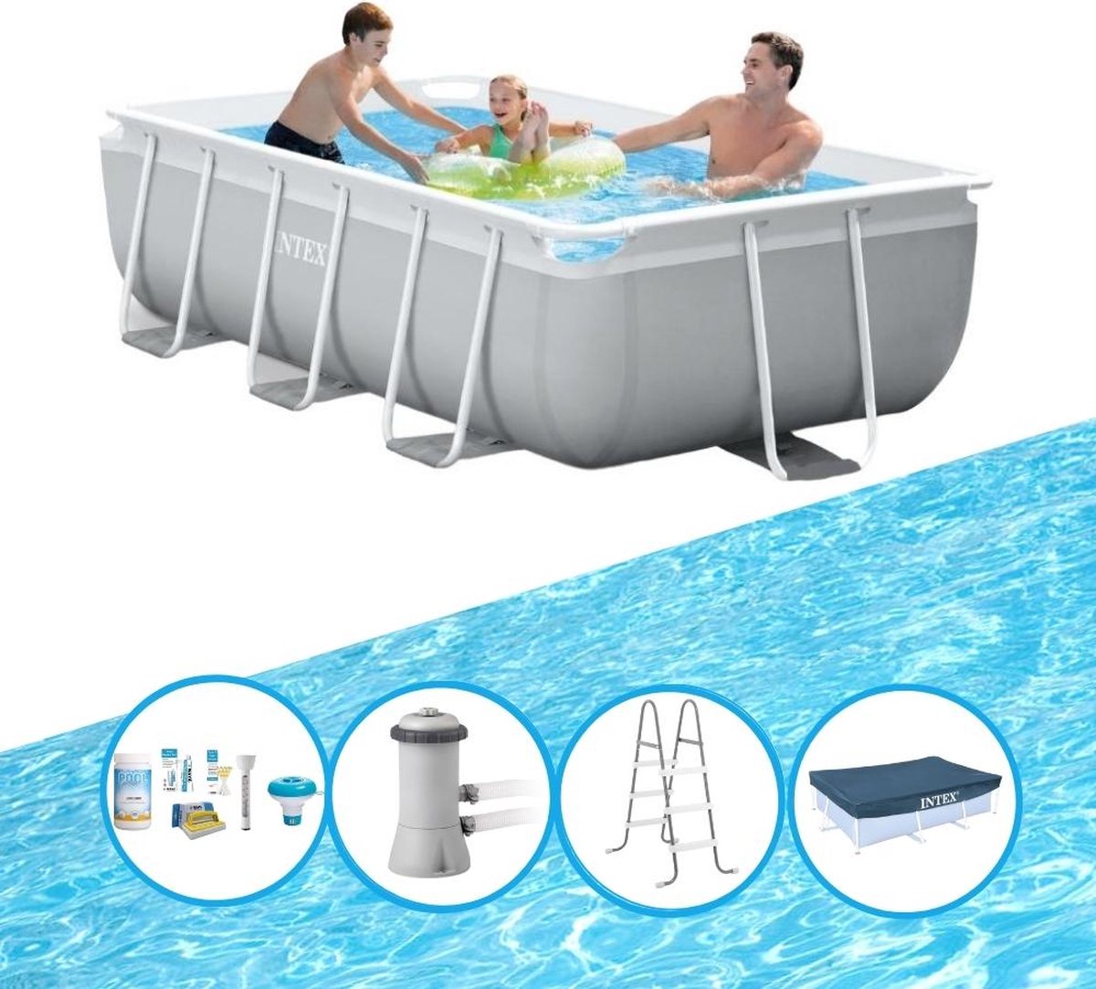 Intex Zwembad Prism Frame - Zwembadpakket - 300x175x81 cm