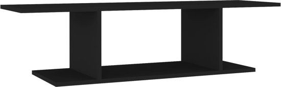 vidaXL - Tv-wandmeubel - 103x30x26,5 - cm - zwart