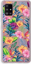 Case Company® - Samsung Galaxy A51 5G hoesje - Tropisch 2 - Soft Cover Telefoonhoesje - Bescherming aan alle Kanten en Schermrand