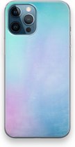 Case Company® - iPhone 12 Pro hoesje - Mist pastel - Soft Cover Telefoonhoesje - Bescherming aan alle Kanten en Schermrand