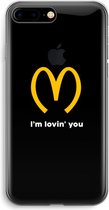 Case Company® - iPhone 7 PLUS hoesje - I'm lovin' you - Soft Cover Telefoonhoesje - Bescherming aan alle Kanten en Schermrand