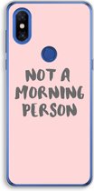 Case Company® - Xiaomi Mi Mix 3 hoesje - Morning person - Soft Cover Telefoonhoesje - Bescherming aan alle Kanten en Schermrand