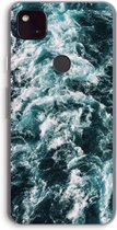 Case Company® - Google Pixel 4a 5G hoesje - Zee golf - Soft Cover Telefoonhoesje - Bescherming aan alle Kanten en Schermrand