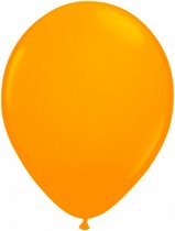 ballonnen Neon 25 cm latex oranje 8 stuks