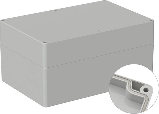 TRU COMPONENTS WF5-2 TC-6649448 Universele Behuizing 160 X 160 X 90 ABS Lichtgrijs 1 Stuk S 1662362 TRU COMPONENTS WF5-2 TC-6649448 Universele Behuizing 160 X 160 X 90 ABS Lichtgrijs 1 Stuk S 1662362
